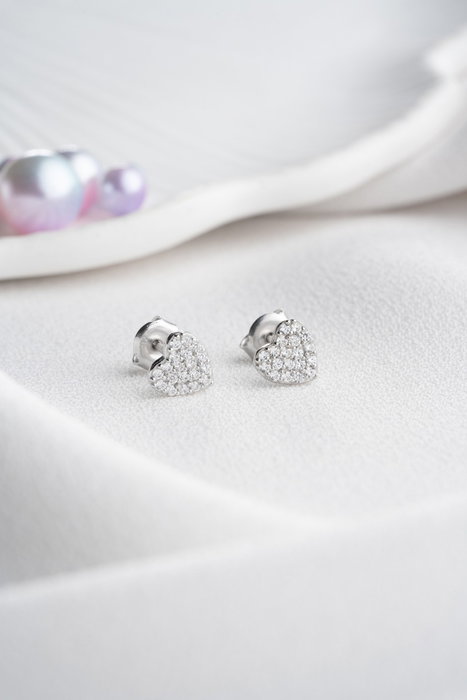 Heliophilia Silver Pendientes de Plata de Ley 925 Stud Heliophilia Silver Pendientes de Plata de Ley 925 Stud
